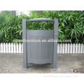 Free maintenance metal perforated dustbin